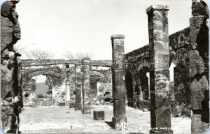 postcard rppc Mexico - Nayarit - Ruins of San Blas