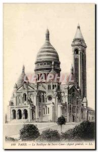 Paris Old Postcard The Basilica of Sacre Coeur General Appearance