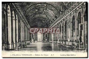 Old Postcard Palace of Versailles Hall of Mirrors
