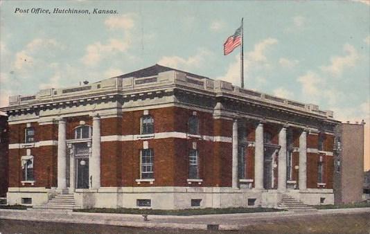 Post Office Hutchinson Kansas 1911