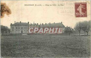 Old Postcard Dourdan S and O City Hotel Le Parc