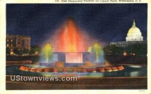 New Illuminated Fountain, Capitol Plaza, District Of Columbia
