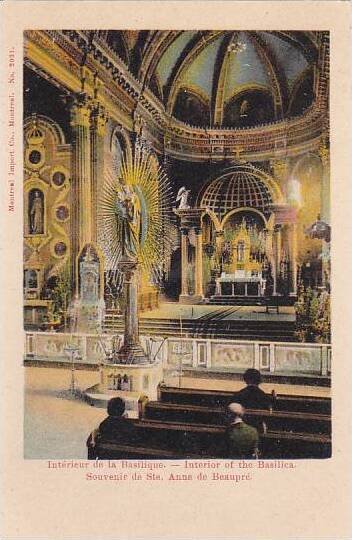 Canada Ste Anne de Beaupre Interior Of The Basilica