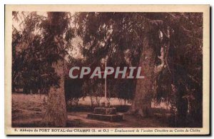 Postcard Abbey of Port Royal des Champs S and O location of the former Cloist...