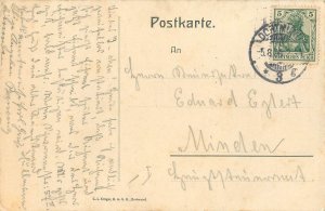 1906 Postcard Obesrt D Huger Last Support Of The King German Hearts Wont Forget