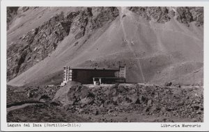 Chile Laguna del Inca Portillo Chile Libreria Mercurio Vintage RPPC C139