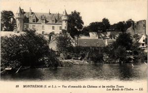 CPA Montresor (I.-et-L.) - Vue d'ensemble du Chateau et les vieilles (294761)