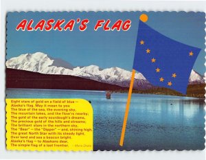 Postcard Alaskas Flag Alaska USA