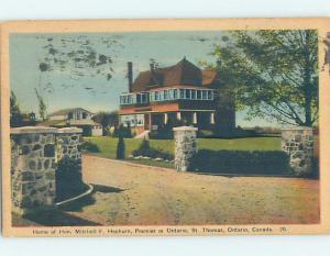 1930's HISTORIC HOME St. Thomas Ontario ON W4522