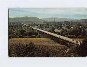 Postcard Front Royal-Riverton Bridge, Skyline Drive, Virginia