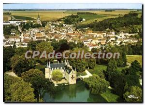 Postcard Modern Lorrez Bocage (S & M) General Aerial view Chateau