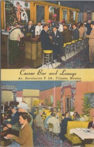 Postcard Caesar Bar and Lounge Tijuana Mexico