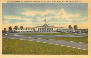 Washington DC National Airport Administration Building Postcard