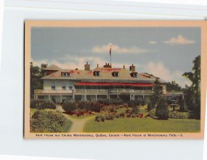 Postcard Kent House at Montmorency Falls, Quebec City, Canada