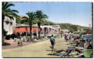 Menton - The Promenade and Casino - Old Postcard