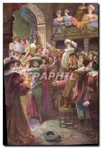 Old Postcard Fancy Rostand Cyrano de Bergerac