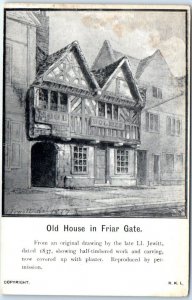 M-106043 Old House in Friar Gate Derby England