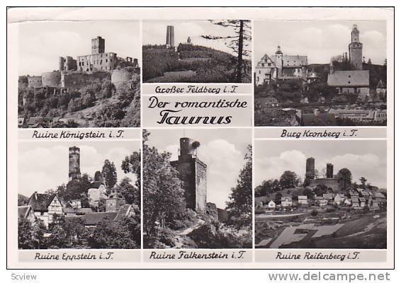 RP, Six Views, Der Romantische Taunus (Hesse), Germany, 1920-1940s