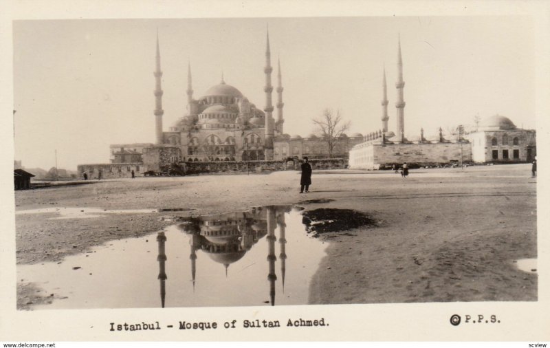 RP: Istanbul , Turkey , 1930s ; Mosque of Sultan Achmed