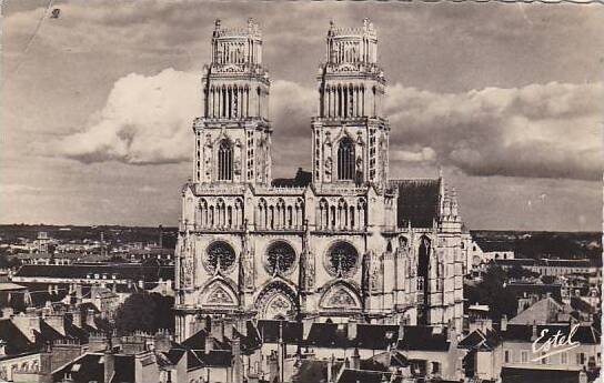 France Orleans La Cathedrale Sainte Croix Real Photo