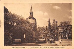 BF7953 chalon sur saone la tour du seuudon et la cour d france      France