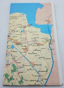 Vtg 1987 Holland Board Of Tourism Travel Road Map EUC