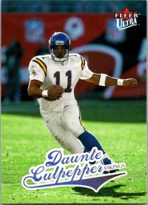 2004 Fleer Football Card Daunte Culpepper Minnesota Vikings sk9285