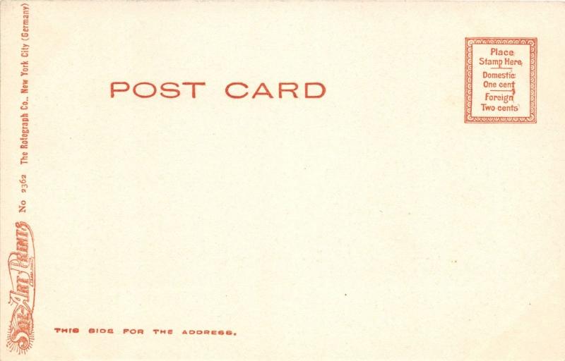 LAKEWOOD NEW JERSEY LAKE CARASALJO ROTOGRAPH SOL ART PRINTS POSTCARD c1900s