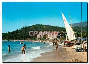 Modern Postcard The French Riviera Var Cavaliere Csap Negro (Var) Beach and H...