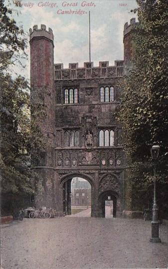 England Cambridge Great Gate Trinity College