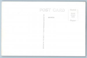 Washington Iowa IA Postcard St. James School Exterior Building c1940 RPPC Photo