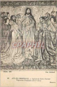 Old Postcard Aix en Provence Cathedrale Saint Sauveur Flemish tapestries (XVI...