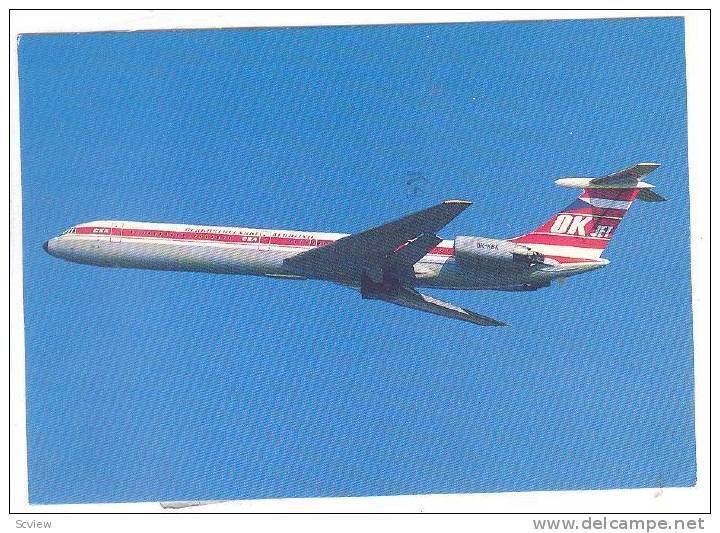 Czech Airlines Ilyushin Il-62 Jet Airplane , PU-1988