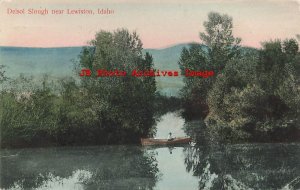 ID, Lewiston, Idaho, Deisol Slough, Row Boat, M Rieder No 1616