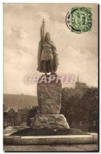 Old Postcard Winchester King Alfred Statue