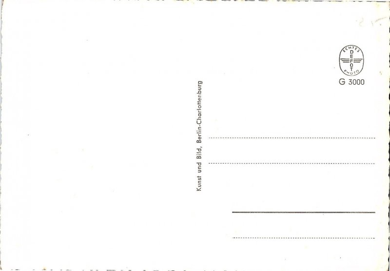 Berlin Germany Tempelhof Airport Multiview Postcard 1960s