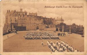 BR61005 edinburgh castle from the esplanade military scotland