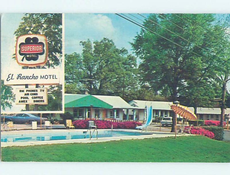 Pre-1980 MOTEL SCENE Walterboro South Carolina SC B6993