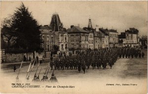 CPA Militaire, Chateau Thierry - Place du Champ de Mars (278054)