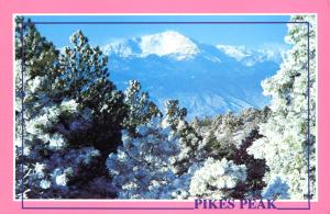 Winter View of Pikes Peak CO, Colorado