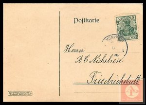 German Reichspost Postcard