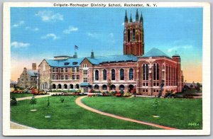 Vtg New York NY Colgate Rochester Divinity School 1920s View Postcard