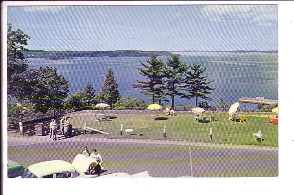 Georgian Bay from Belvedere Hill, Parry Sound, Ontario,  Thompson, Beach Umbr...