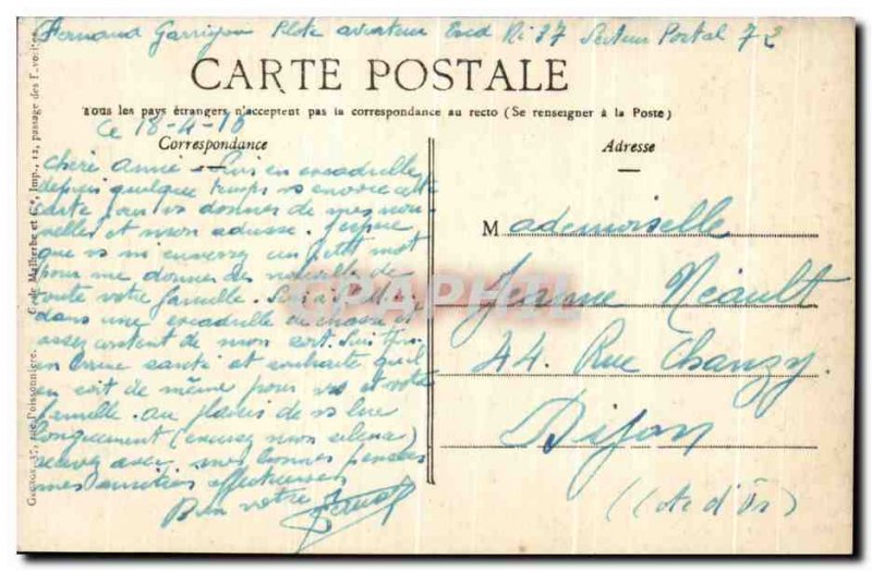 Old Postcard Albert L & # 39Hotel City Army