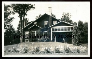 h575 - SHERBROOKE Quebec 1940s Lodge. Real Photo Postcard