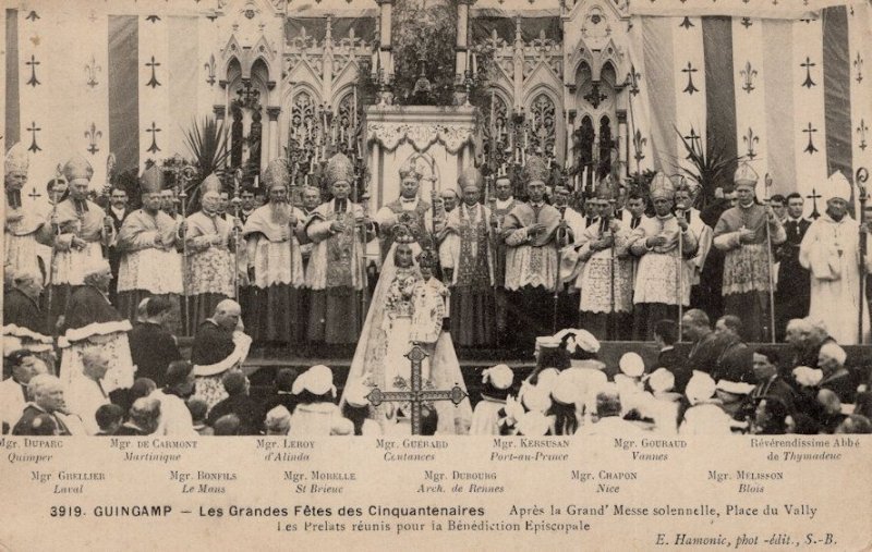 Guingamp Great Feast Of Fifty Les Grandes Fetes Des Cinquantenaires Postcard