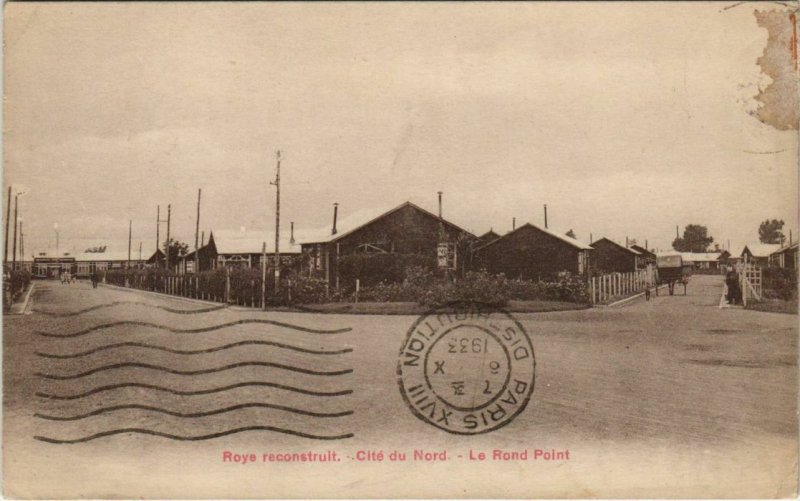 CPA ROYE Cité du Nord Le Rond Point (19384)