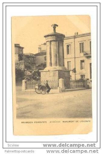 Monument De Lysicrate,Athenes,Greece,pre-1907