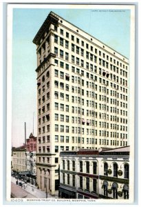c1920 Exterior View Memphis Trust Co Building Memphis Tennessee Vintage Postcard