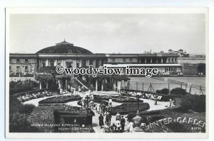 tq1149 - Winter Garden and Pavilion c1940s, at Weston-Super-Mare - postcard